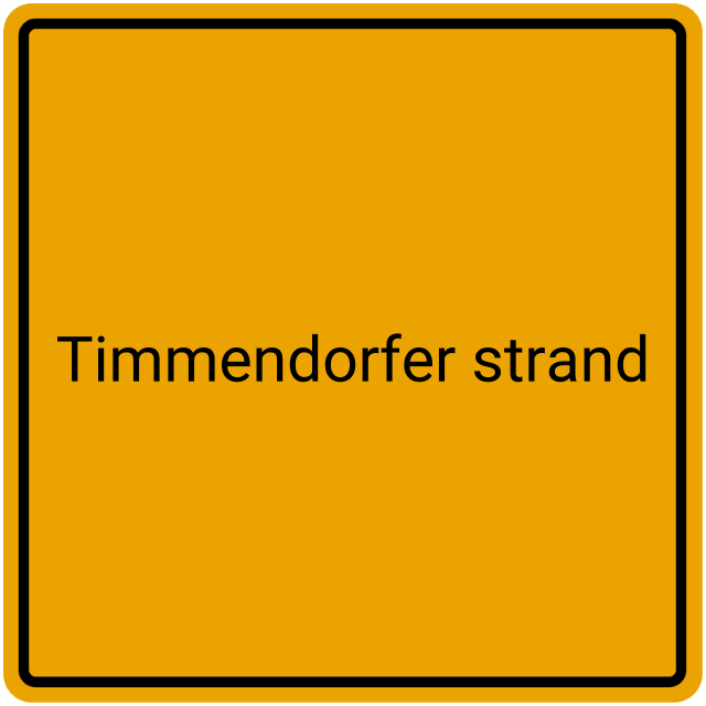 Meldebestätigung Timmendorfer Strand